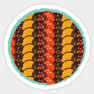 Ethnic Inspired Circle Pattern Sticker